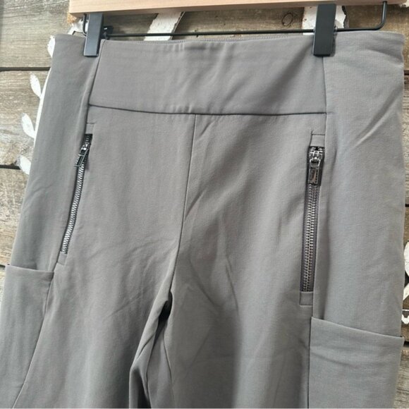 Athleta Gray Leggings‎ with High-Waisted Design and Smooth Stretchy Fabric - Picture 2 of 9
